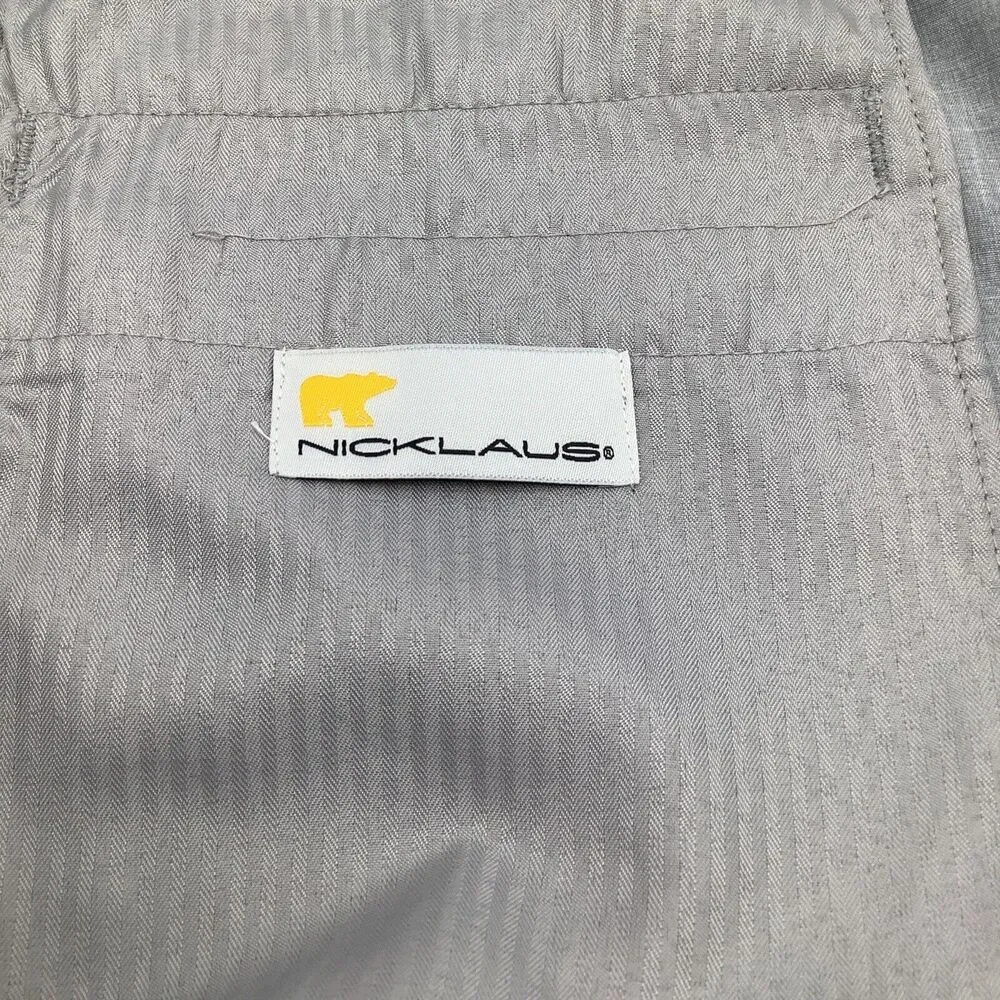 Nicklaus‎ Mens Eco Choice Golf Shorts Gray Size 40 NWT